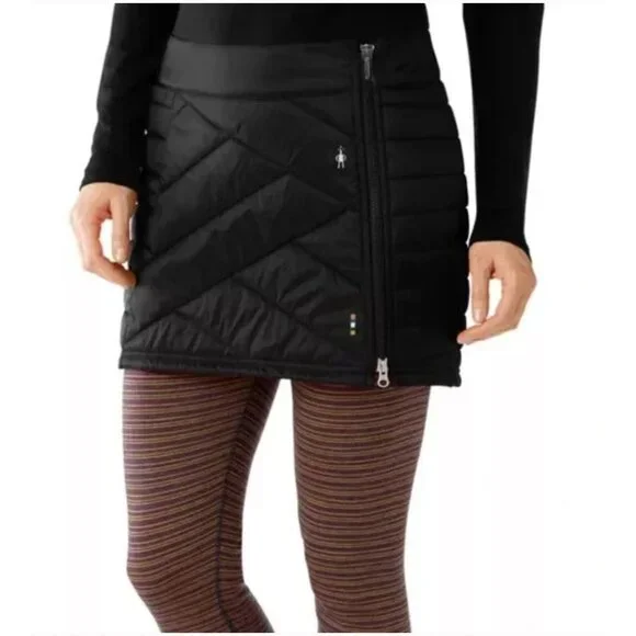 NWT Smartwool Smartloft Quilted Puffer Full Zip Mini Skirt Black Small MSRP$120 - Picture 12 of 17